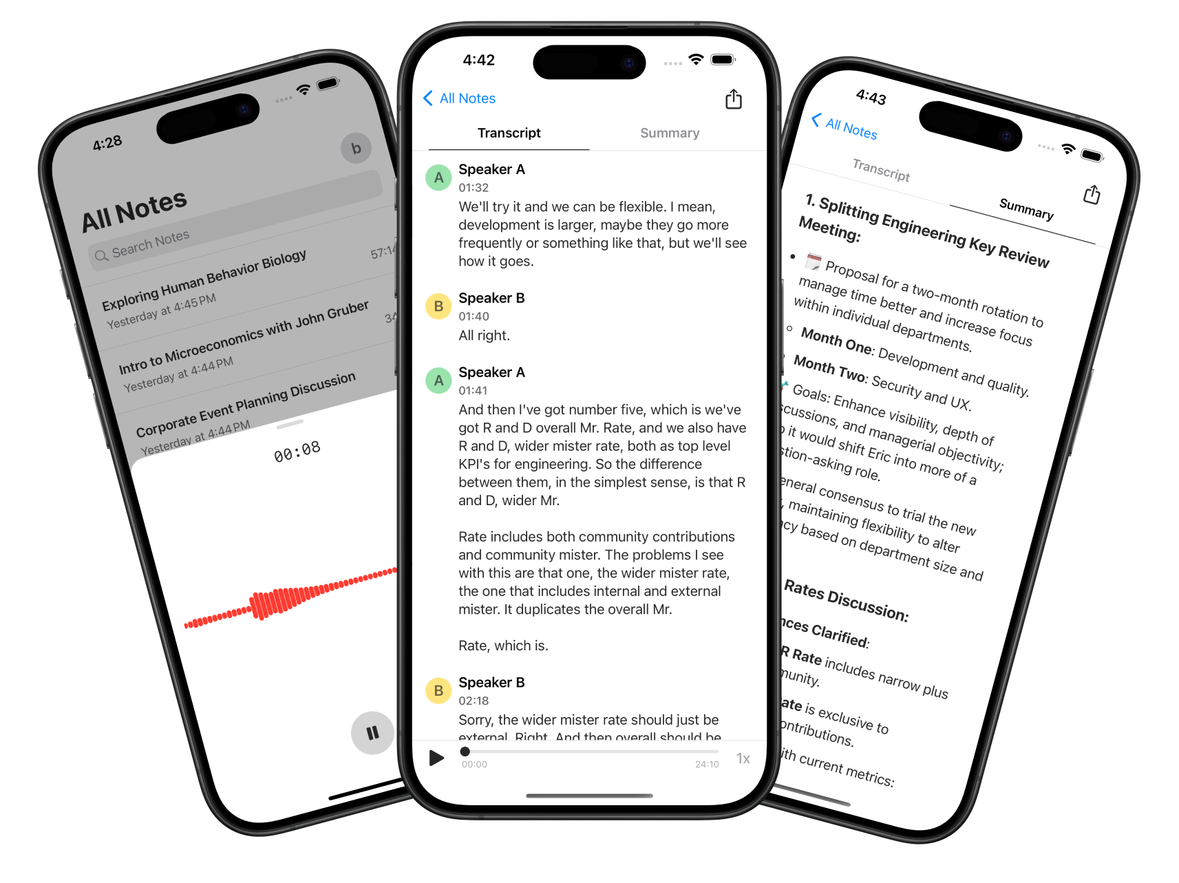 Flownote Mobile App Mockup
